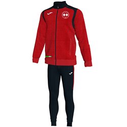 FC Vorwärts Kornharpen Trainingsanzug rot/schwarz Junior