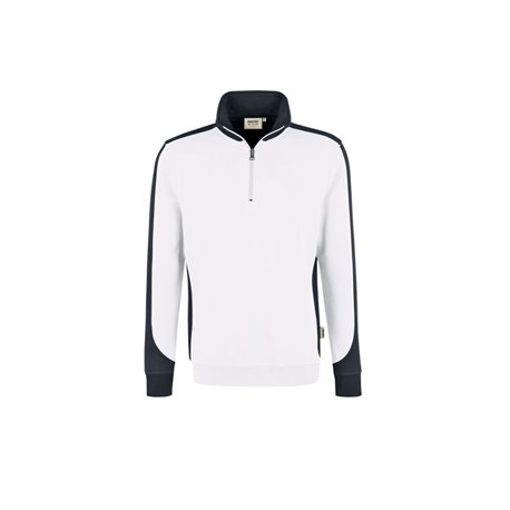 HAKRO Zip-Sweatshirt Contrast Mikralinar®