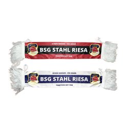 BSG Stahl Riesa Auto-Fanschal blau/rot