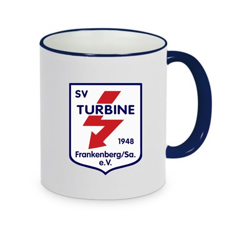 Turbine Frankenberg KANU  Tasse weiss/blau