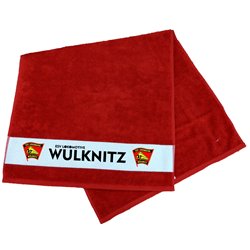 ESV Lok Wülknitz  Duschtuch rot