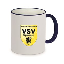 VSV Oelsnitz Tasse navy/weiss