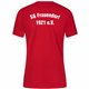 SG Frauendorf Damen Baumwoll T-Shirt rot/weiss