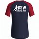BSW Lausitz Herren T-Shirt marine/chili rot