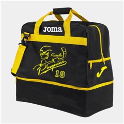 Freitaler Pinguine  Sporttasche XL mit Bodenfach schwarz/gelb