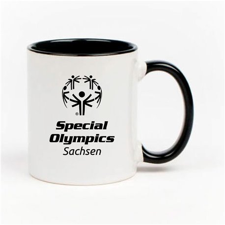 Special Olympics Tasse schwarz/weiss
