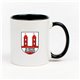 SG Motor Wilsdruff Handball  Tasse schwarz/weiss