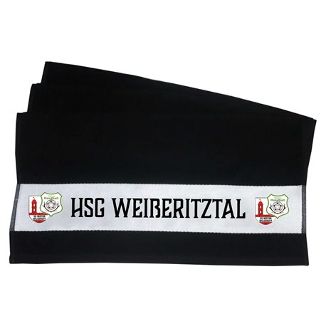 HSG Weißeritztal  Duschtuch schwarz