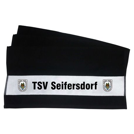 TSV Seifersdorf Volleyball  Duschtuch schwarz