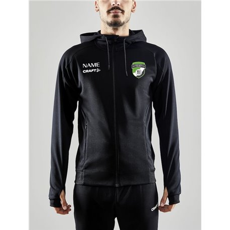 SV Motor Mickten Herren Kapuzenjacke schwarz