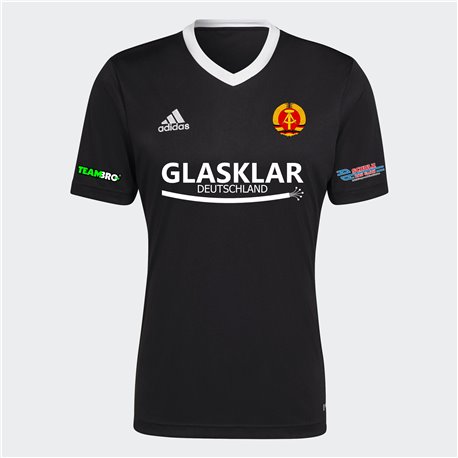 OST Fußball Unisex Trikot "Glasklar" schwarz/weiss