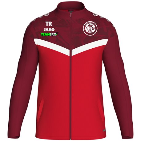 SG Wurgwitz Herren Trainingsjacke rot/weinrot