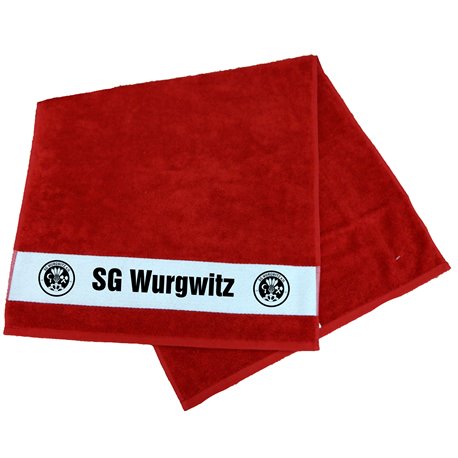 SG Wurgwitz  Handtuch rot