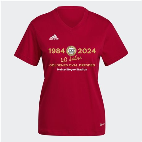 Damen T-Shirt - 40 Jahre Goldenes Oval