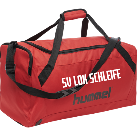 SV Lok Schleife  Sporttasche XS rot/schwarz