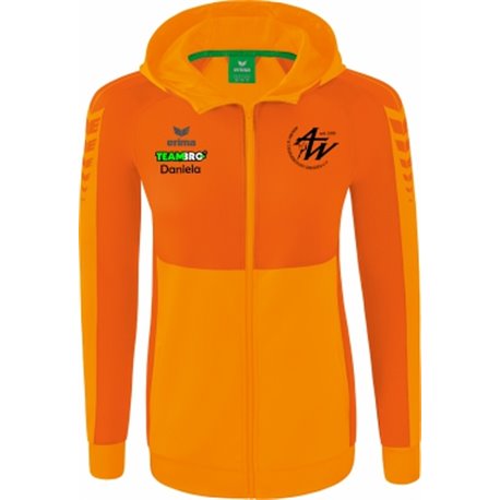 ATW Damen Kapuzenjacke orange