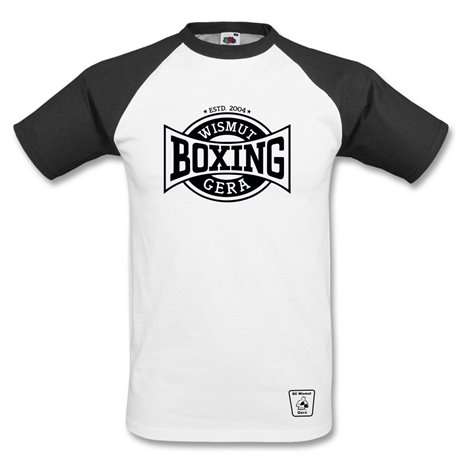 BC Wismut Gera Fanshirt BOXING CLUB Unisex weiss schwarz